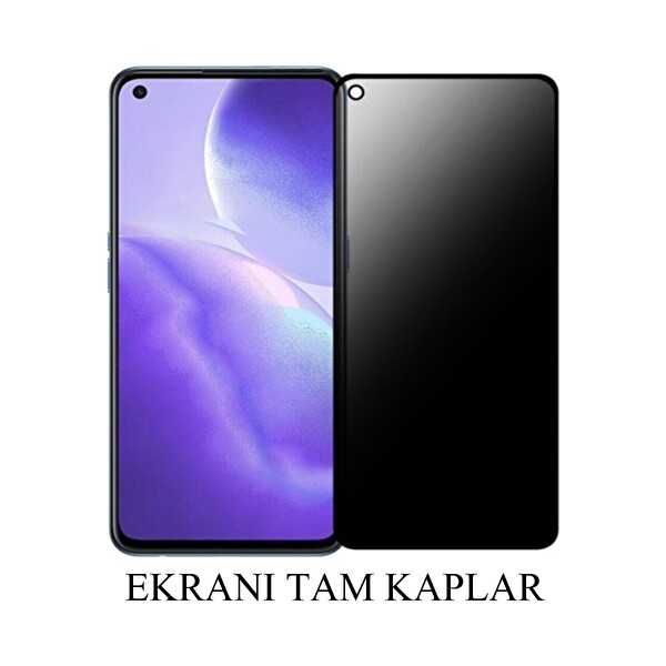 Teknoparkta Oppo A55 Ekran Koruyucu Mat Seramik Esnek Tam Kaplayan Cam Nano