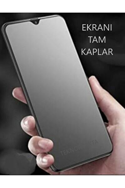 Teknoparkta Xiaomi Redmi A2 Ekran Koruyucu Mat Seramik Esnek Tam Kaplayan Kırılmaz Cam Nano