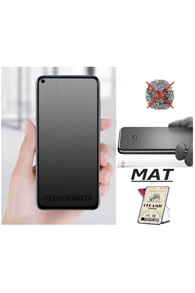Teknoparkta Oppo A96 Ekran Koruyucu Mat Seramik Esnek Tam Kaplayan Kırılmaz Cam Nano