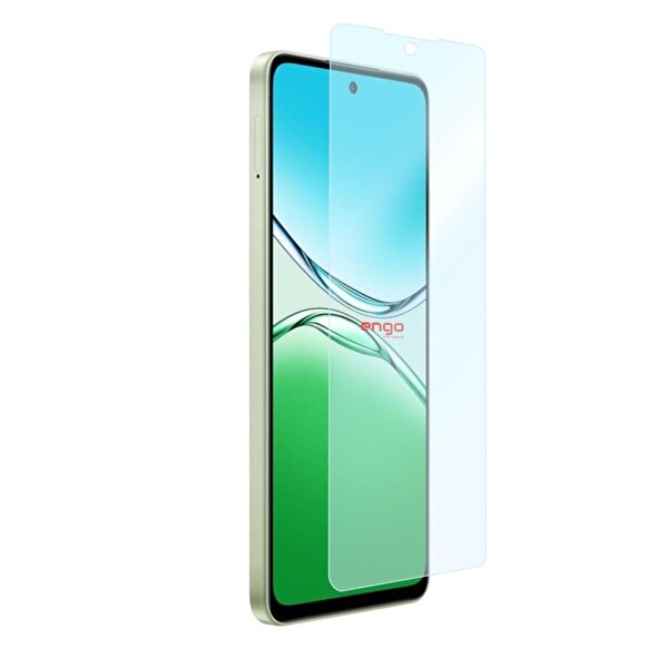 Engo Oppo A5 5G Uyumlu 9H Parlak Nano Şeffaf Ekran Koruyucu