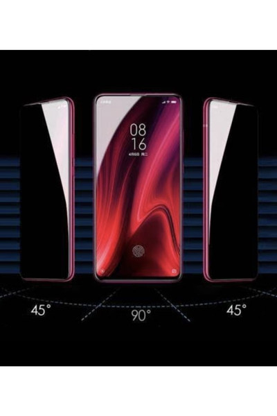 Teknoparkta Xiaomi Poco X3 Pro Hayalet Ekran Privacy Gizlilik Tam Kaplayan Kırılmaz Koruyucu Cam