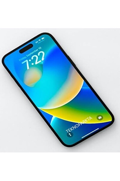 Teknoparkta iPhone 14 Pro Max Ekran Koruyucu Tam Kapatan Tamperli Cam Kırılmaz Cam Full Hd Glass