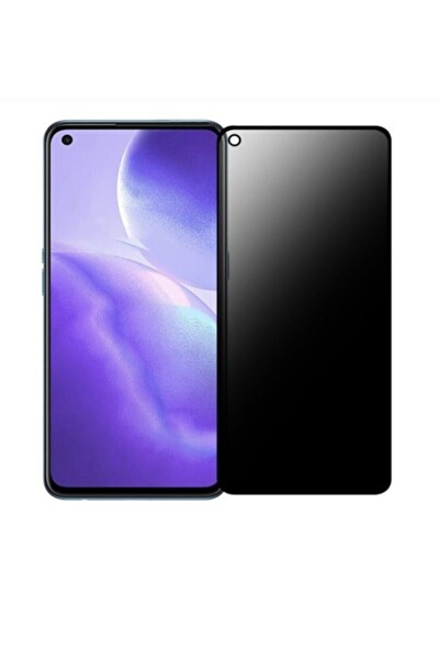 Teknoparkta Oppo Reno 4 Mat Hayalet Ekran Gizli Privacy Tam Kaplayan Kırılmaz Cam Seramik Nano Ekran Koruyucu