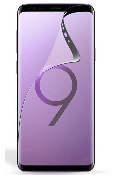 Teknoparkta Samsung Galaxy S9 Plus Esnek Polymer Nano Tam Kaplayan Full Ekran Koruyucu