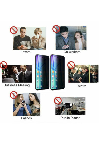 Teknoparkta Xiaomi Mi 10t Lite Mat Hayalet Ekran Gizli Privacy Tam Kaplayan Kırılmaz Cam Seramik Ekran Koruyucu