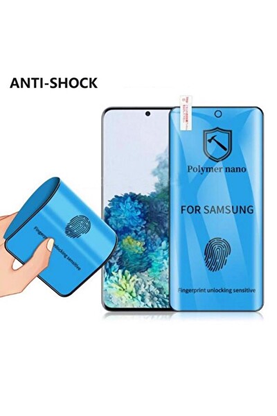 Teknoparkta Samsung Galaxy S20 Ultra Uyumlu Polymer Nano Tam Kaplayan Full Ekran Koruyucu