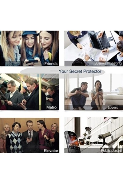 Teknoparkta Samsung Galaxy A32 Hayalet Privacy Gizlilik Filitre Görünmez Tam Kaplayan Kırılmaz Ekran Koruyucu