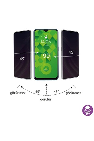 Teknoparkta Xiaomi Redmi Note 8 Pro Hayalet Gizli Görünmez Cam Ekran Koruyucu