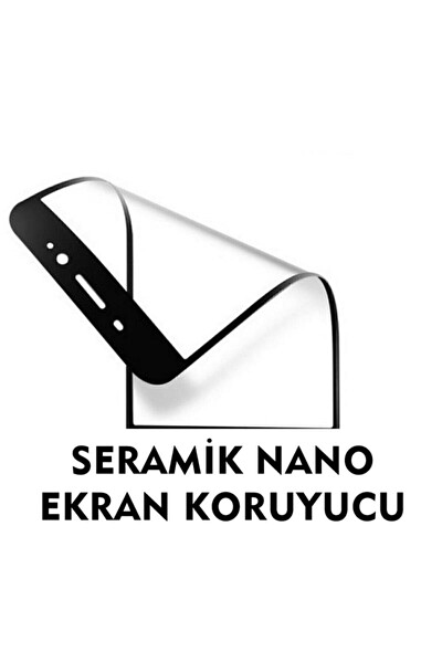Teknoparkta iPhone 12 Mini Mat Seramik Parmak Izi Bırakmayan Nano Ekran Koruyucu Tam Kaplayan Kırılmaz Esnek Cam