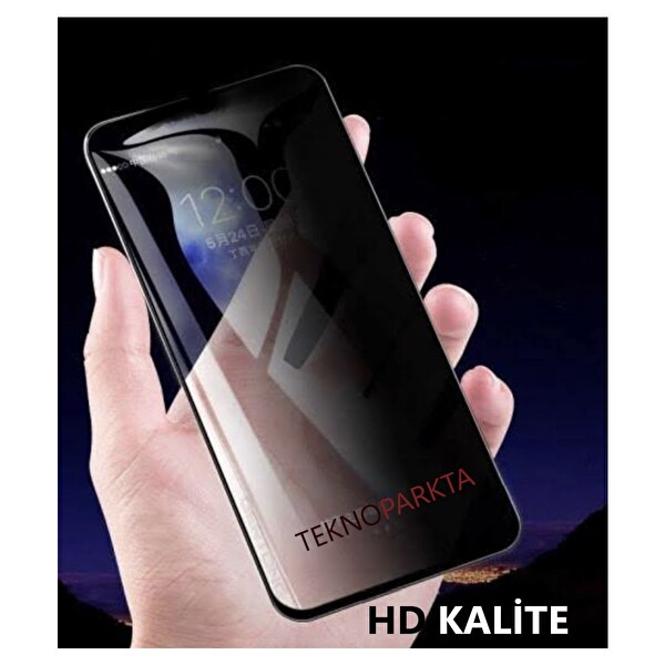 Teknoparkta Samsung Galaxy A53 Hayalet Ekran Koruyucu Privacy Gizlilik Filitreli Tam Kaplayan Kırılmaz Cam