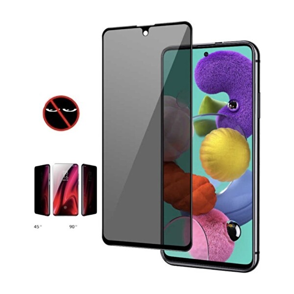 Teknoparkta Xiaomi Redmi Note 11S Hayalet Ekran Koruyucu Privacy Tam Kaplayan Kırılmaz Cam