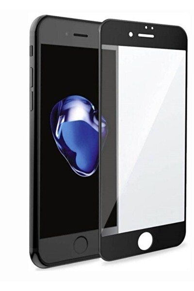 Teknoparkta iPhone Se 2020 Uyumlu Seramik Nano Siyah Esnek Tam Kaplayan Kırılmaz Cam Ekran Koruyucu