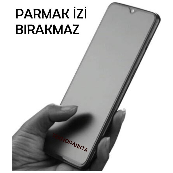 Teknoparkta Xiaomi Redmi 10C Mat Hayalet Privacy Tam Kaplayan Cam Seramik Nano Ekran Koruyucu