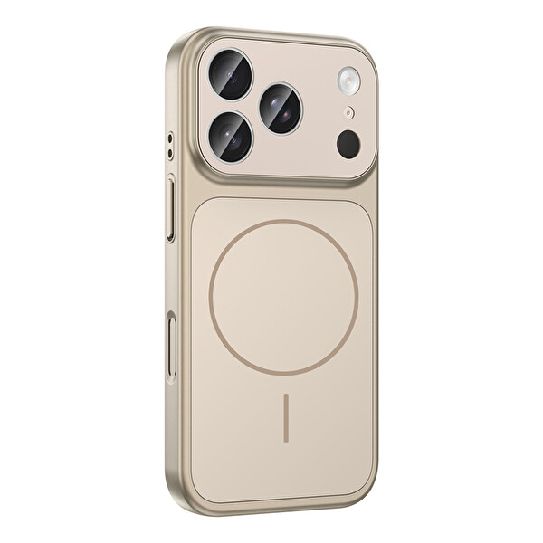 Başkenttekno iPhone 17 Pro Max Kılıf Kablosuz Şarj Özellikli Kamera Korumalı Formen Kapak