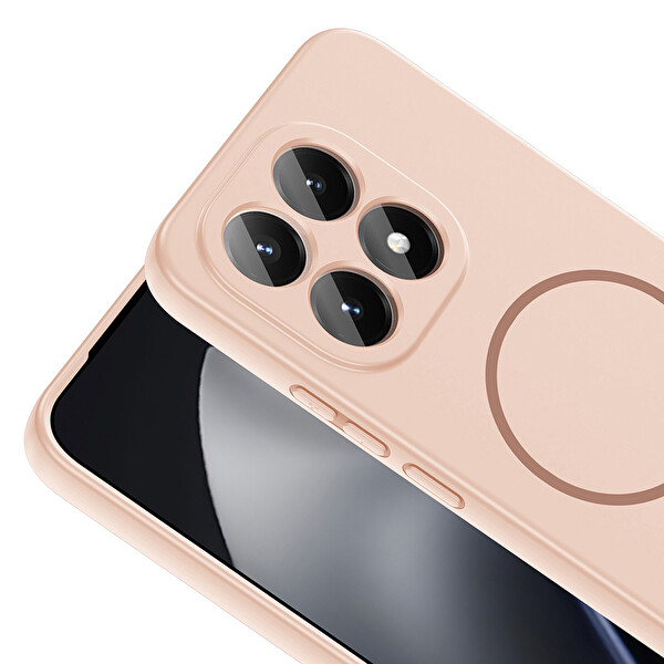 Başkenttekno Xiaomi 15T Kılıf Meta Lansman M-Safe Kamera Korumalı içi Kadife Yumuşak Renkli Süet Silikon