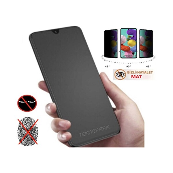Teknoparkta Xiaomi Poco F4 Mat Hayalet Privacy Cam Seramik Nano Ekran Koruyucu