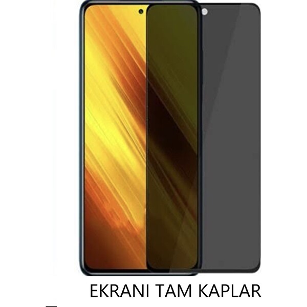 Teknoparkta Xiaomi Poco F4 Mat Hayalet Privacy Cam Seramik Nano Ekran Koruyucu