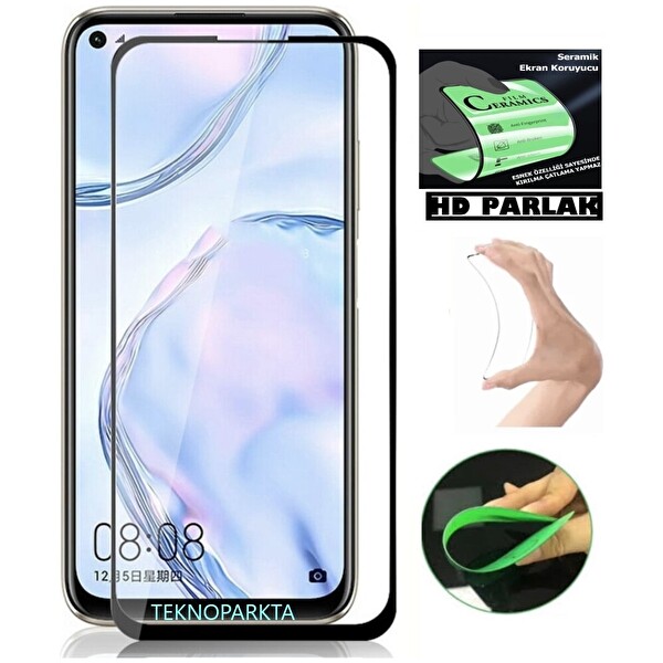 Teknoparkta Oppo A94 Ekran Koruyucu Seramik Nano Cam Esnek Tam Kaplayan Ekran