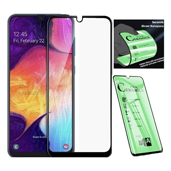 Teknoparkta Huawei Y6 2019 Ekran Koruyucu Seramik Nano Cam Esnek Tam Full Kaplayan Kırılmaz