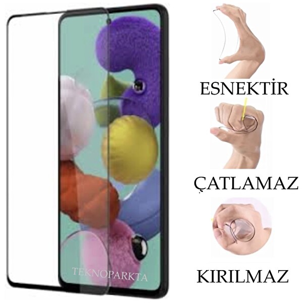 Teknoparkta Samsung Galaxy A73 Ekran Koruyucu Seramik Nano Cam Esnek Tam Kaplayan Ekran
