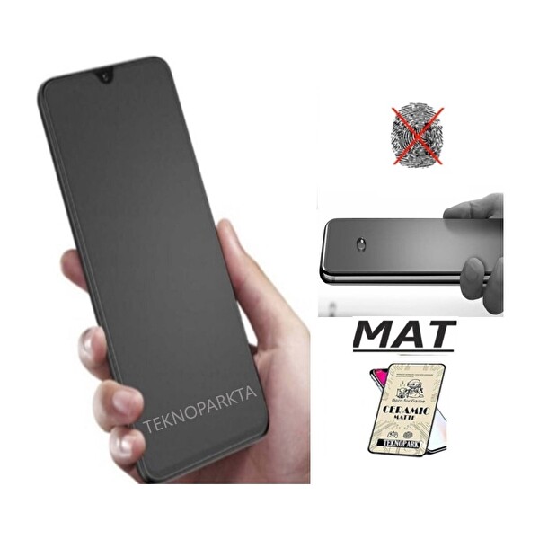 Teknoparkta Samsung Galaxy A33 Ekran Koruyucu Mat Seramik Esnek Tam Kaplayan Cam Nano Ekran