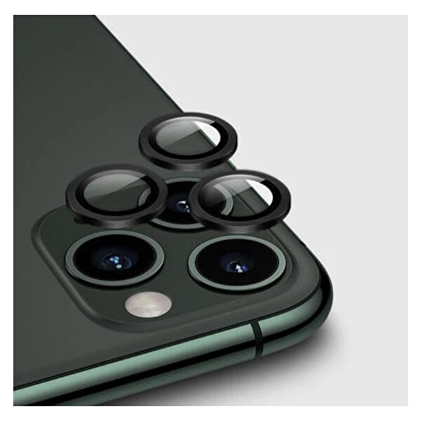 Teknoparkta iPhone 14 Pro Max Kamera Koruyucu Lens Mercek Metal Çerçeveli 3lü Set Siyah Black