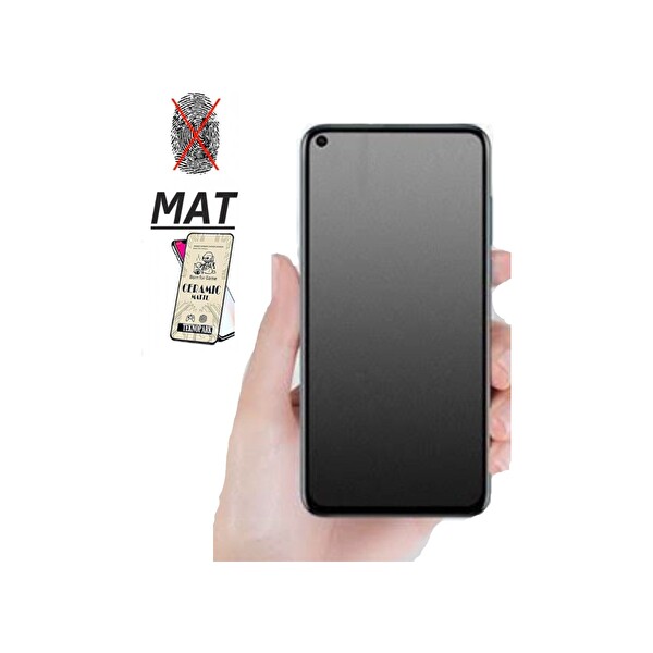 Teknoparkta Xiaomi Mi 11 Lite Mat Ekran Seramik Tam Kaplayan Kırılmaz Cam Nano Ekran Koruyucu