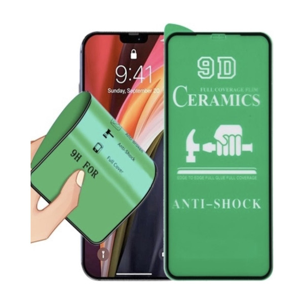 Teknoparkta Apple iPhone x Ekran Koruyucu Seramik Nano Cam Esnek Tam Full Kaplayan Kırılmaz