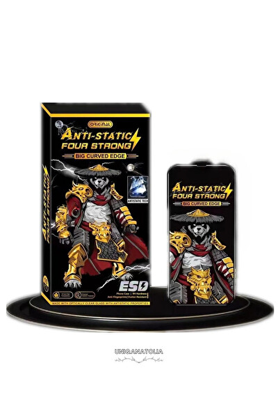 Uniqanatolia iPhone 14 Pro Kırılmaz Antı-Statıc 3D Toz Tutmayan Ekran Koruyucu