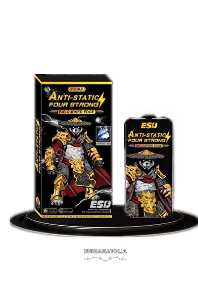 Uniqanatolia iPhone 16 Plus Antı-Statıc 3D Toz Tutmayan Kırılmaz Ekran Koruyucu