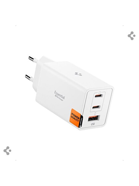 Spigen 67W Akım Korumalı Gan Pro Hızlı Şarj Adaptörü ACH08710