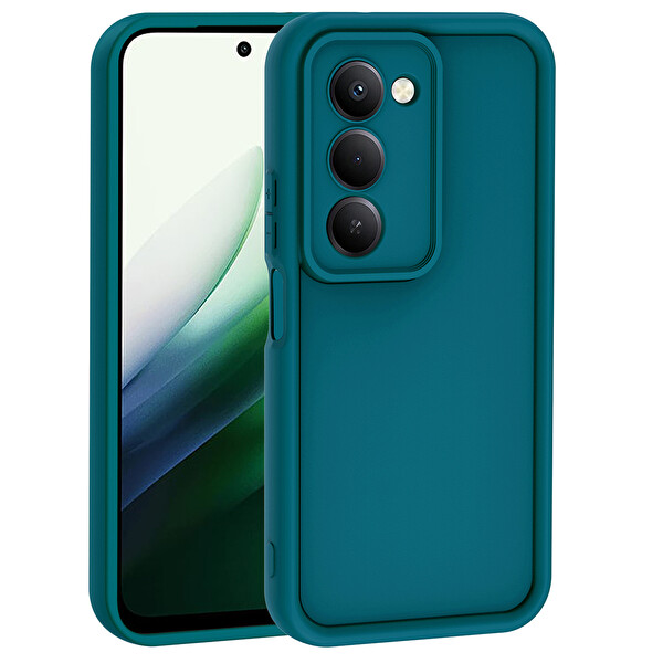 Başkenttekno Xiaomi Redmi 15 Uyumlu Kılıf Kamera Korumalı Ananas Kapak