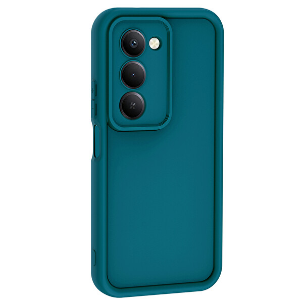 Başkenttekno Xiaomi Redmi 15 Uyumlu Kılıf Kamera Korumalı Ananas Kapak