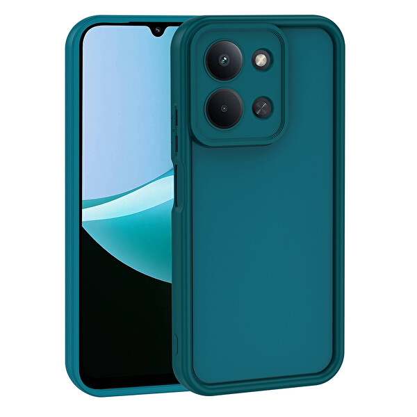 Başkenttekno Xiaomi Redmi 15C Uyumlu Kılıf Kamera Korumalı Ananas Kapak