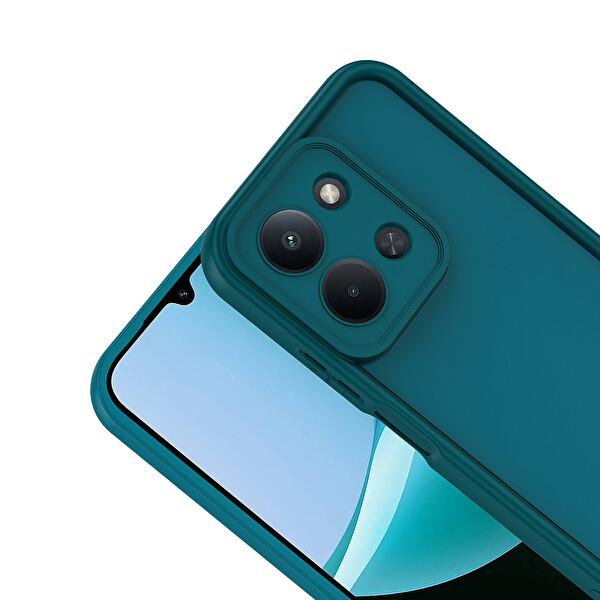 Başkenttekno Xiaomi Redmi 15C Uyumlu Kılıf Kamera Korumalı Ananas Kapak