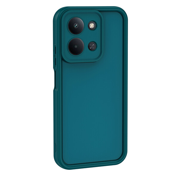 Başkenttekno Xiaomi Redmi 15C Uyumlu Kılıf Kamera Korumalı Ananas Kapak