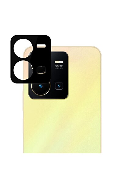 Coverzone Samsung Galaxy M21 İle Uyumlu 3d Kamera Lens Koruma Z-panoply Tam Kaplayan Kamera Koruma Siyah