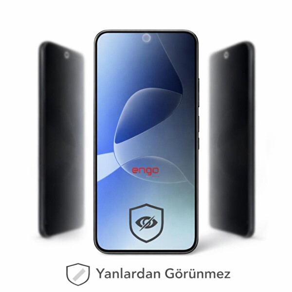 Engo Vivo V70 Uyumlu 9H Nano Anti Spy V2538 Hayalet Ekran Koruyucu