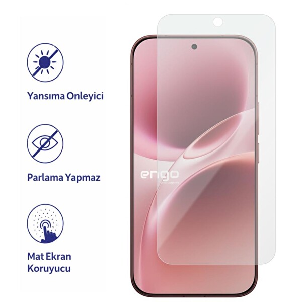 Engo Vivo V70 Uyumlu Nano Anti-Glare Yüzey V2538 Mat Ekran Koruyucu