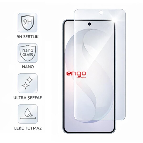 Engo SM-S942 Samsung Galaxy S26 Uyumlu Parlak Nano 9H Ekran Koruyucu