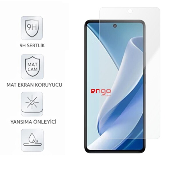 Engo General Mobile 26 Pro 5G Uyumlu 9H Nano Mat Ekran Koruyucu