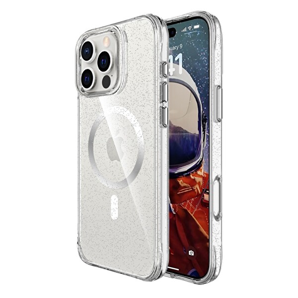 Bix iPhone 16 Pro MagSafe Simli Kılıf Shock Pocket Darbe Emici Teknolojili Çizilmeye Dayanıklı
