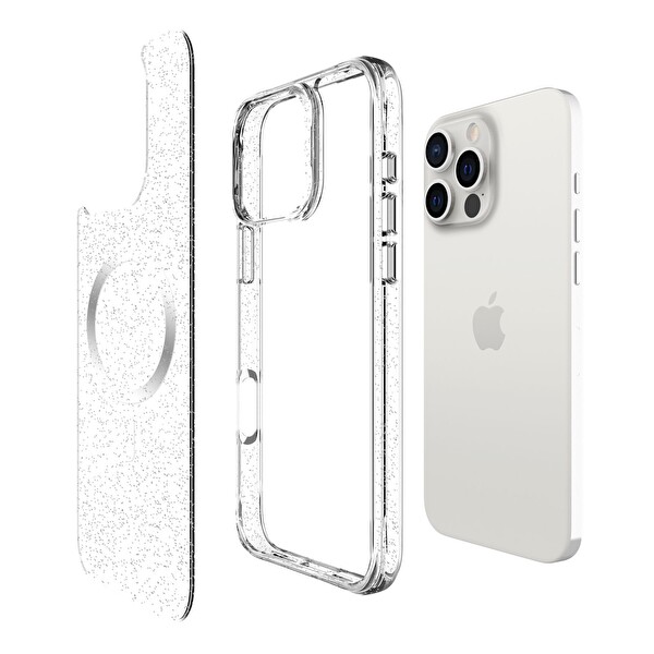 Bix iPhone 16 Pro MagSafe Simli Kılıf Shock Pocket Darbe Emici Teknolojili Çizilmeye Dayanıklı 4