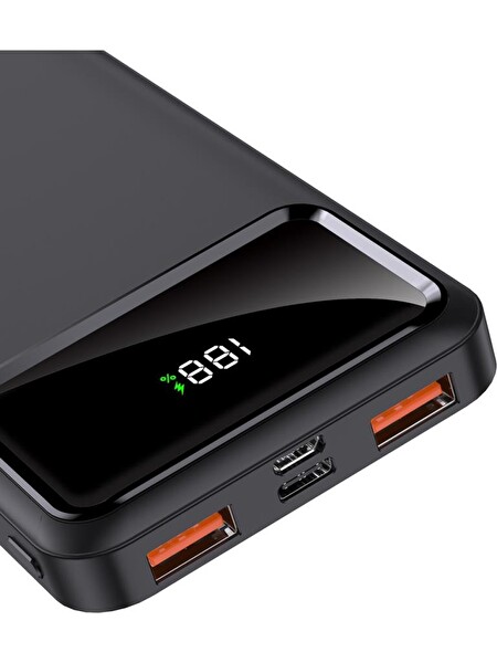 Intouch 10000 mAh Fast-Out PD 20W Digital Ekranlı Powerbank