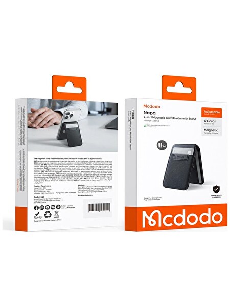 Mcdodo WF-2050 2in1 Manyetik Kartlık ve Telefon Tutucu Stand