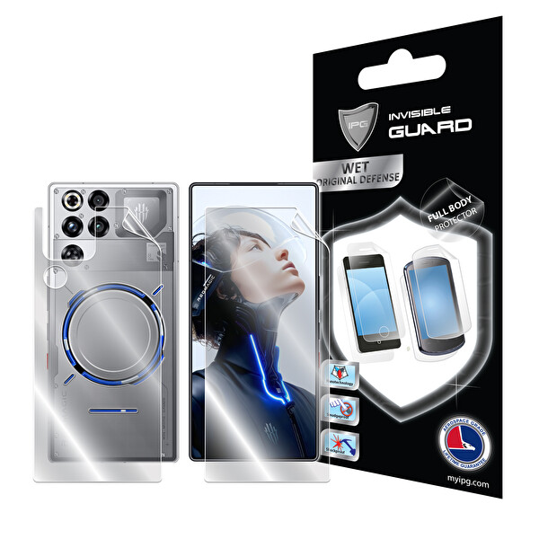 IPG ZTE Nubia RedMagic 11 Pro Plus için IPG Hydrogel Tam Kaplama (Ekran+Arka Koruma)