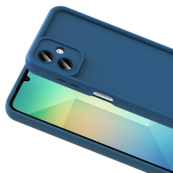 Başkenttekno Samsung Galaxy A07 Uyumlu Kılıf Kamera Korumalı Ananas Kapak Koyu Yeşil