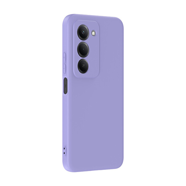 Başkenttekno Xiaomi Redmi 15 Uyumlu Kılıf Kamera Korumali Mara Lansman Kapak Lila
