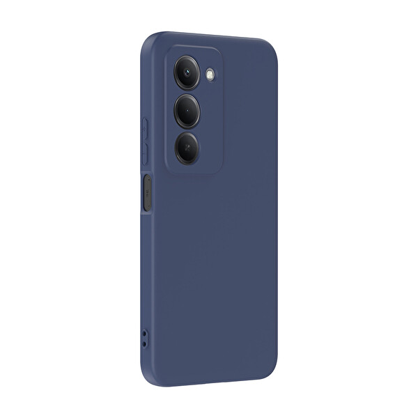 Başkenttekno Xiaomi Redmi 15 Uyumlu Kılıf Kamera Korumali Mara Lansman Kapak Lacivert