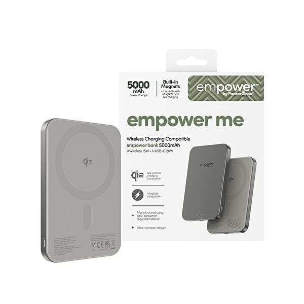 Panzerglass 5000mAh Powerbank -Titanium Gri